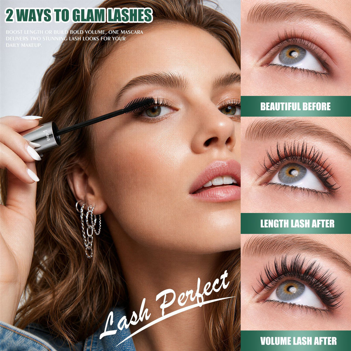 Mascara de pesta�a waterproof- Qic