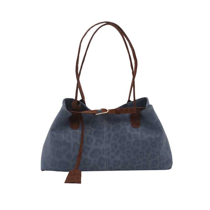 Bolso de hombro retro casual para mujer, de gran capacidad