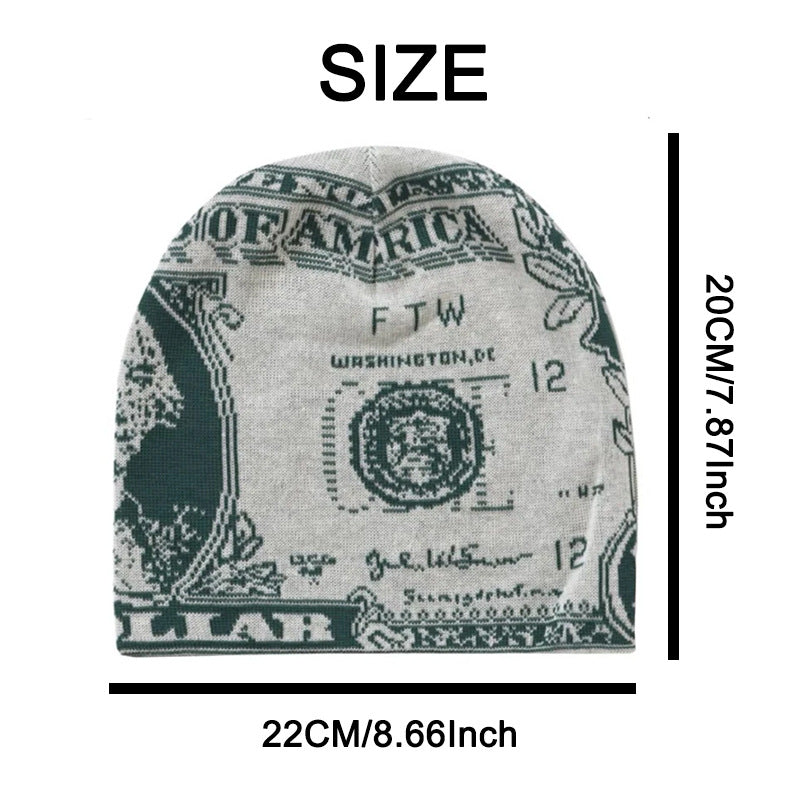 Gorro Térmico Estampado con Diseño de Billetes
