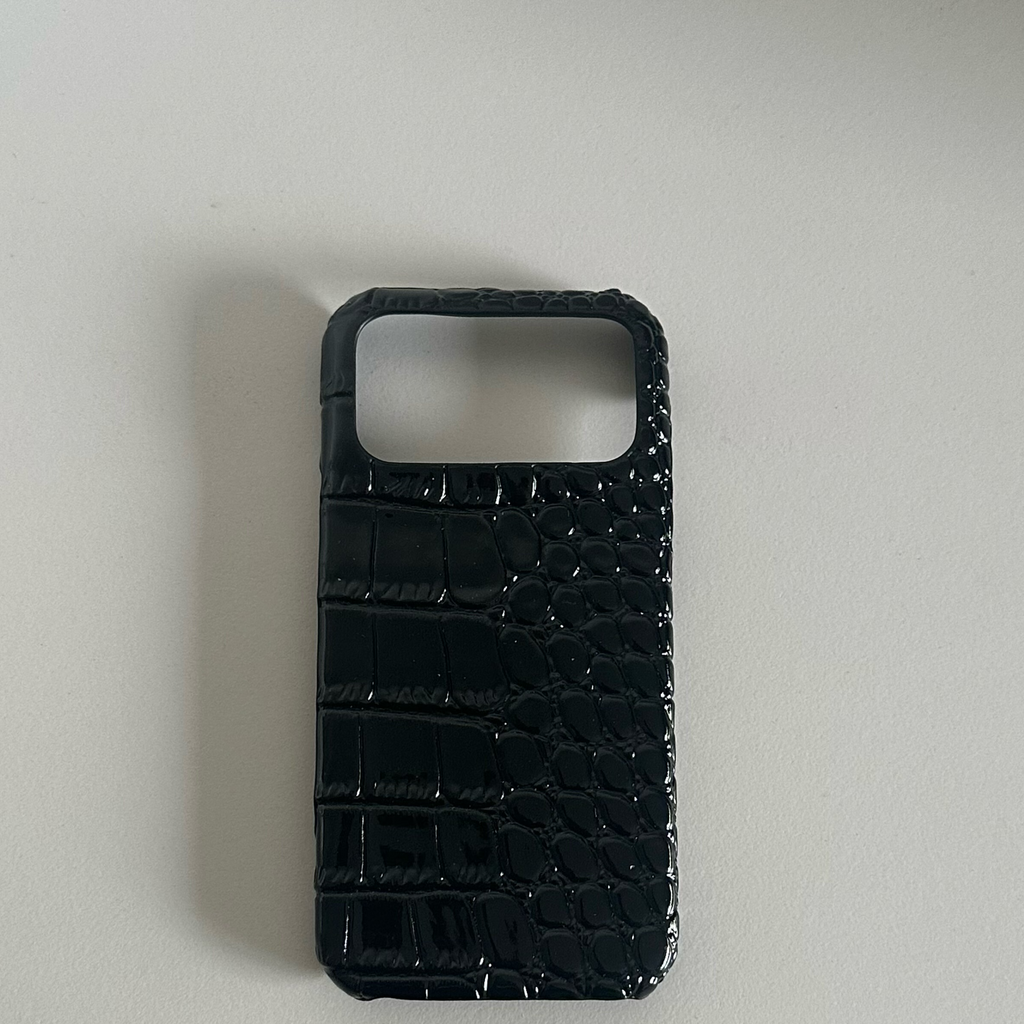 Funda para iPhone con Textura de Cocodrilo