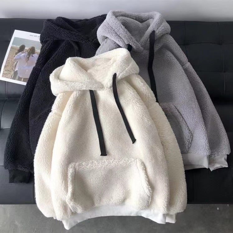 Sudadera de mujer con capucha y forro polar