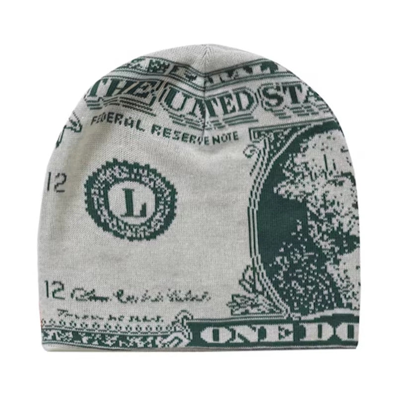 Gorro Térmico Estampado con Diseño de Billetes