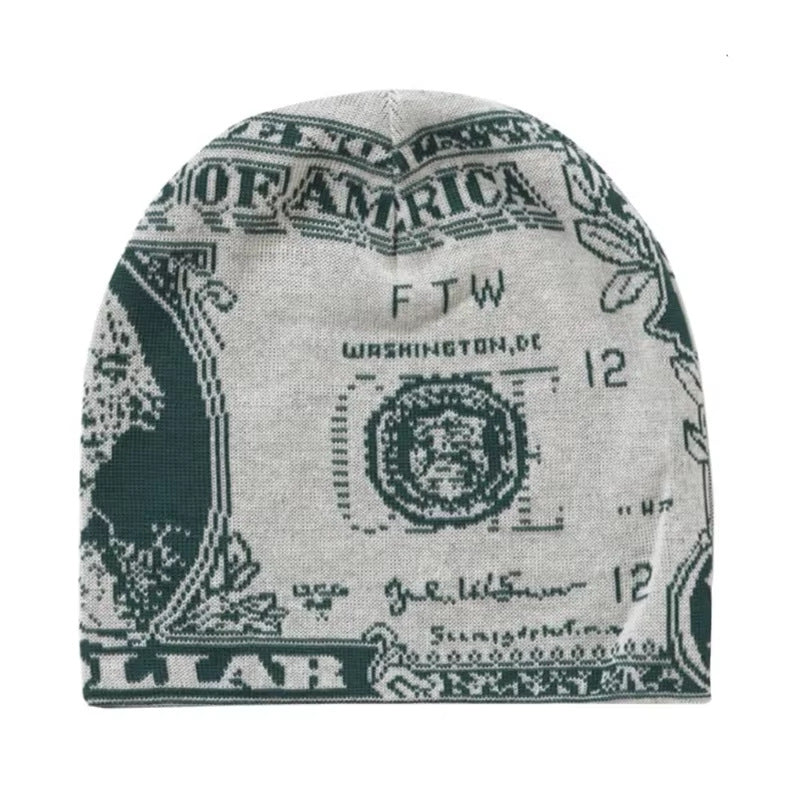 Gorro Térmico Estampado con Diseño de Billetes