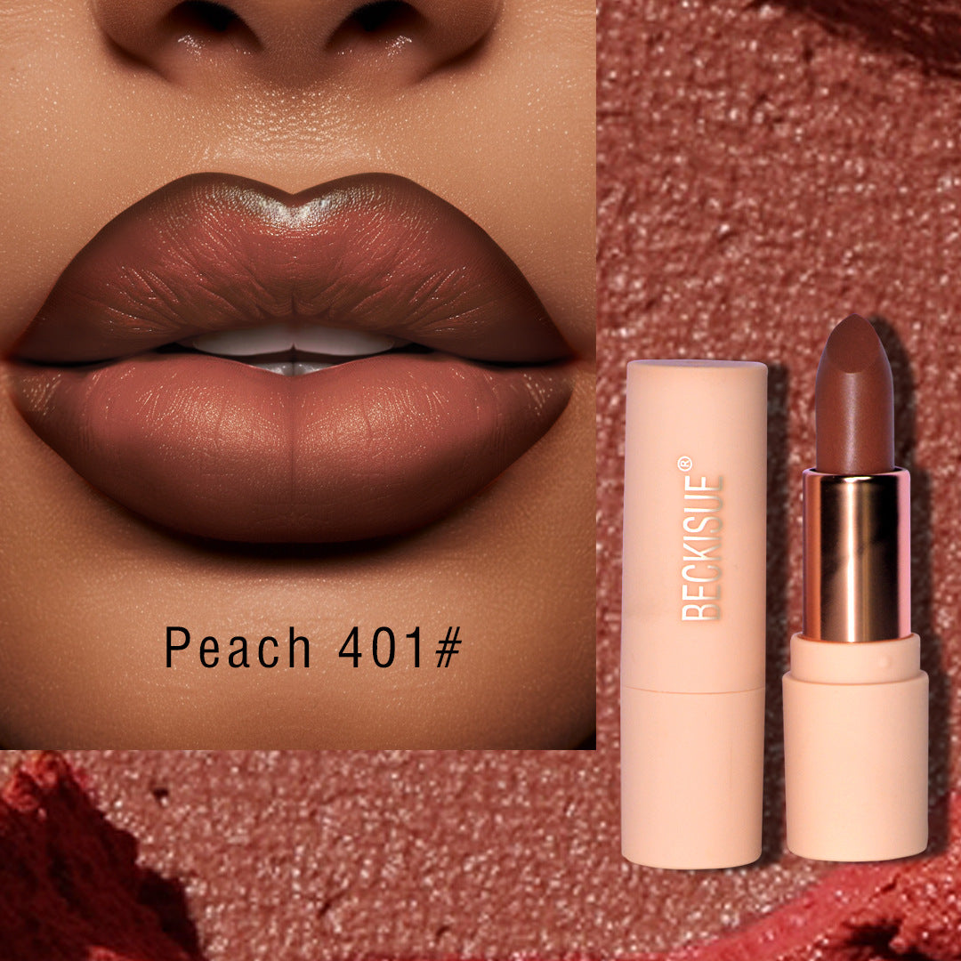 Labial Nude Semimate | Color Natural de Larga Duración | Labios Perfectos Todo el Día