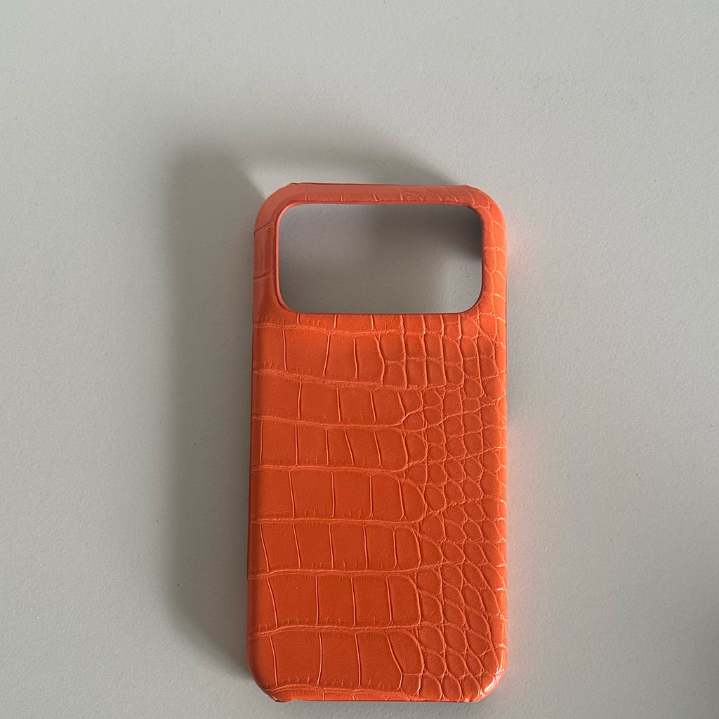 Funda para iPhone con Textura de Cocodrilo