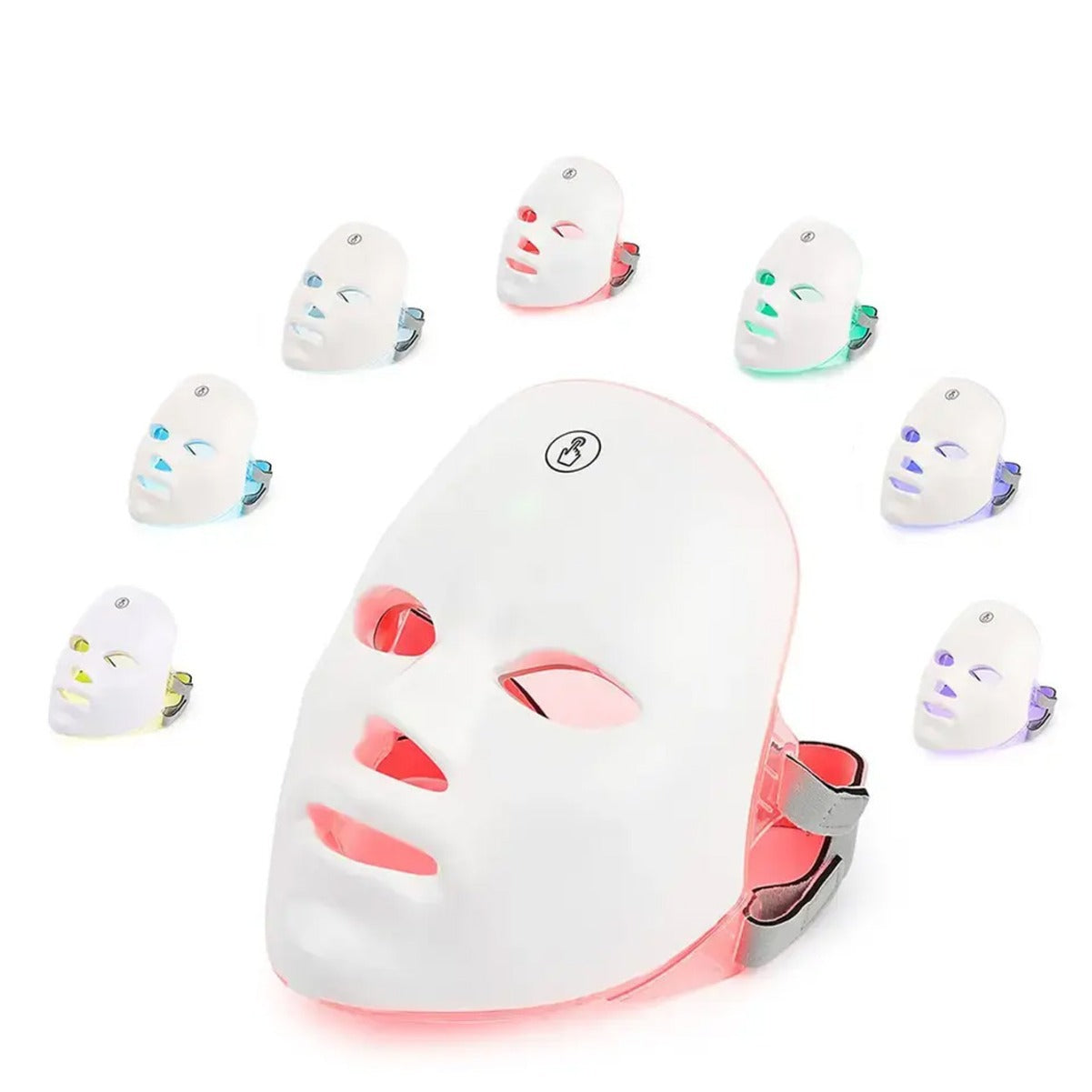 Mascarilla facial LED inalámbrica de fototerapia