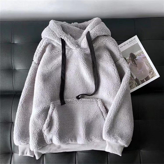 Sudadera de mujer con capucha y forro polar