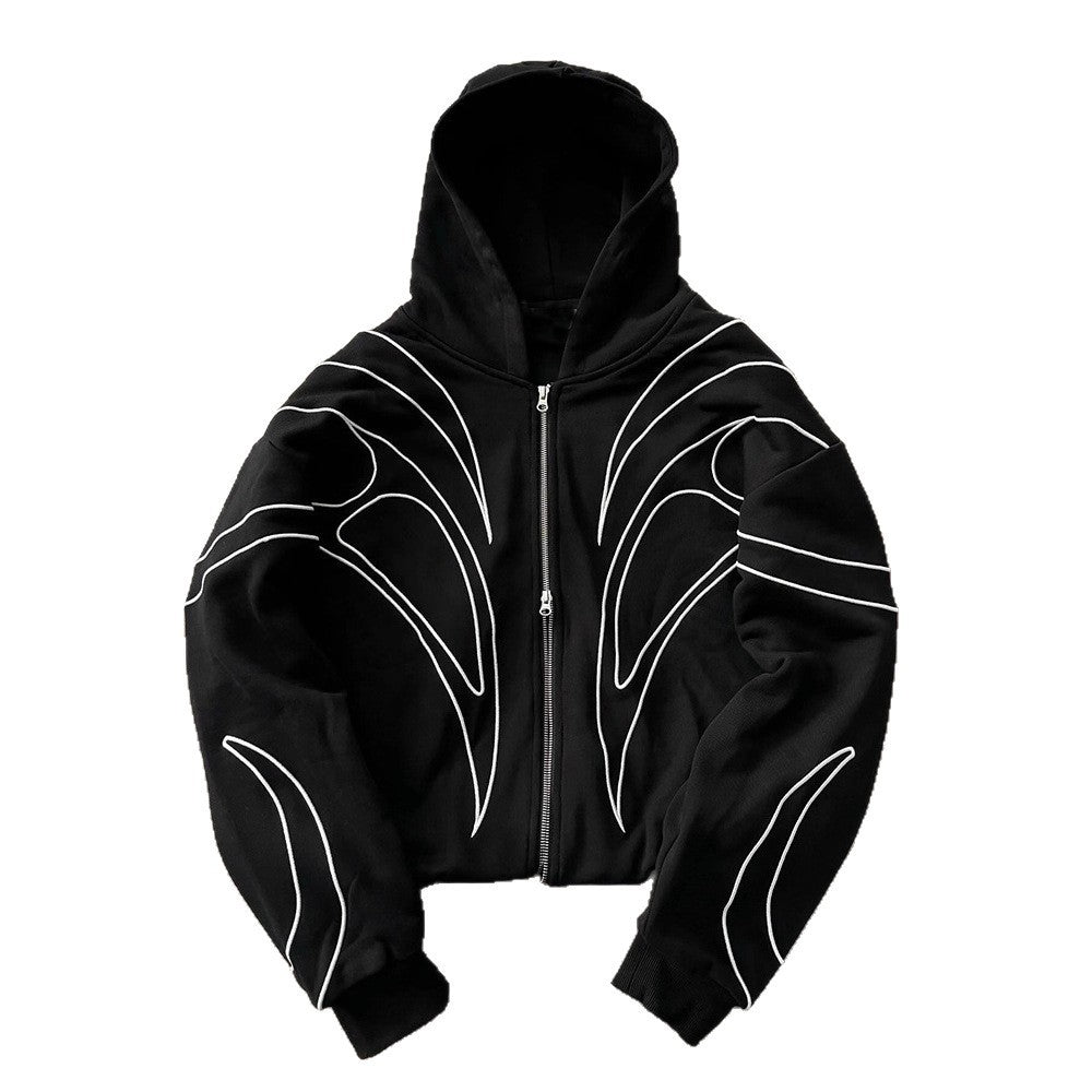 Sudadera tipo cardigan holgada y elegante