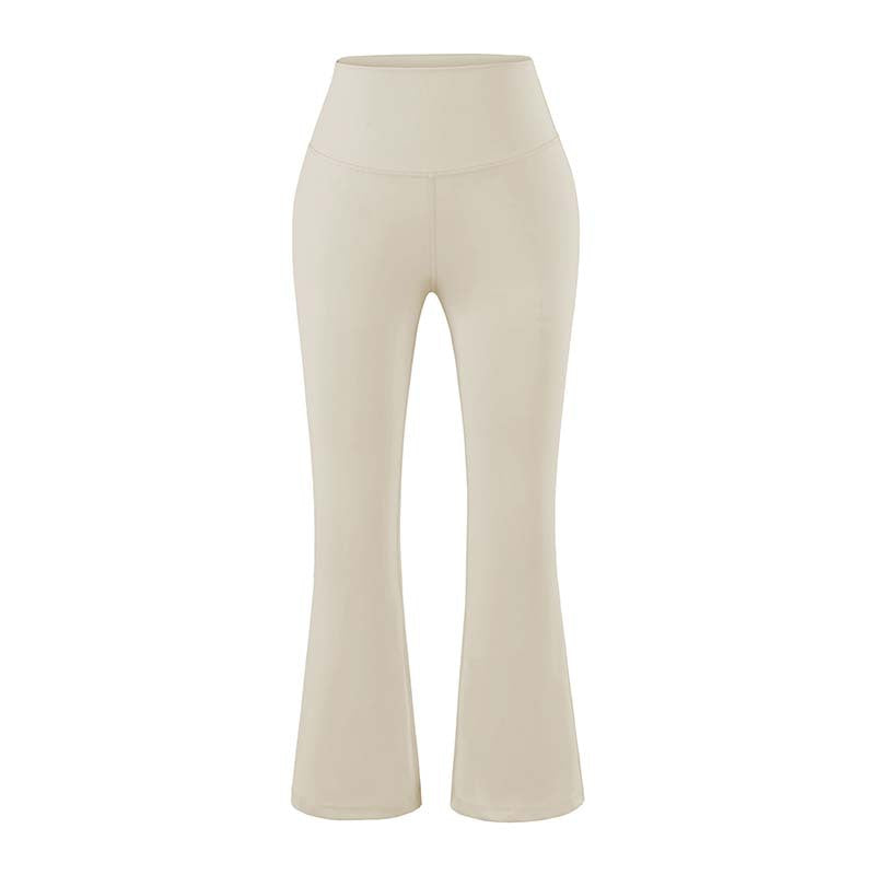 Women's Yoga Pants Slim Fit Bootcut High Waist Hip Lifting Cropped Sports Pants
