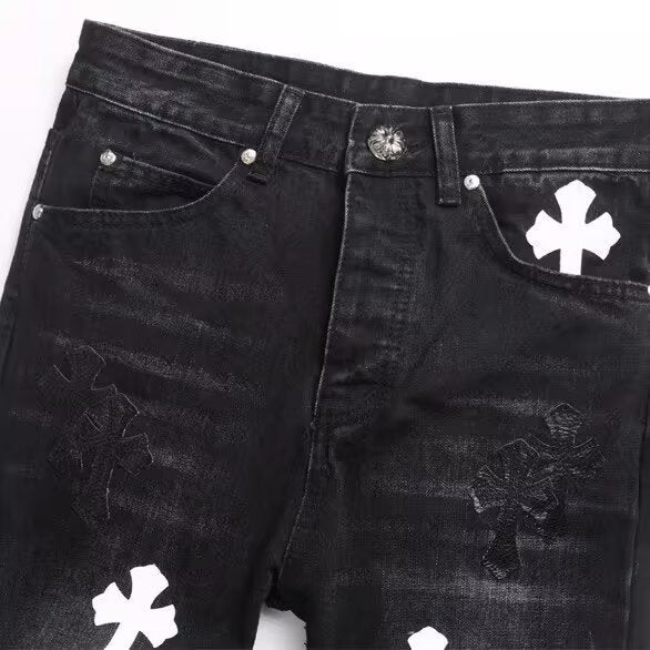 High Street Micro Flare Denim Pants Loose Fit Unisex