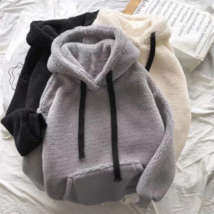 Sudadera de mujer con capucha y forro polar