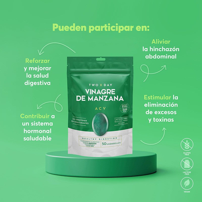 Gominolas de vinagre de manzana-50 unidades