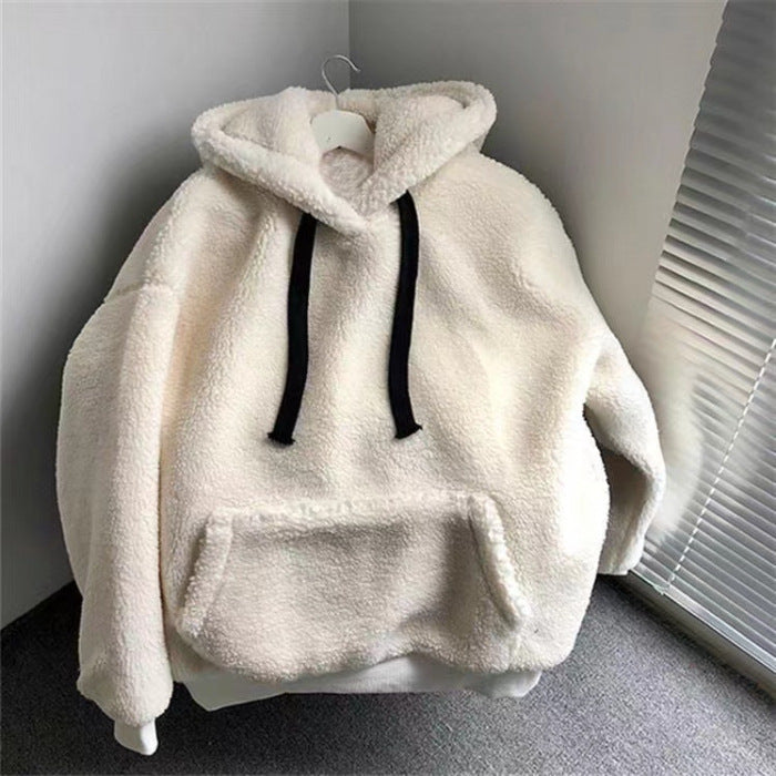 Sudadera de mujer con capucha y forro polar