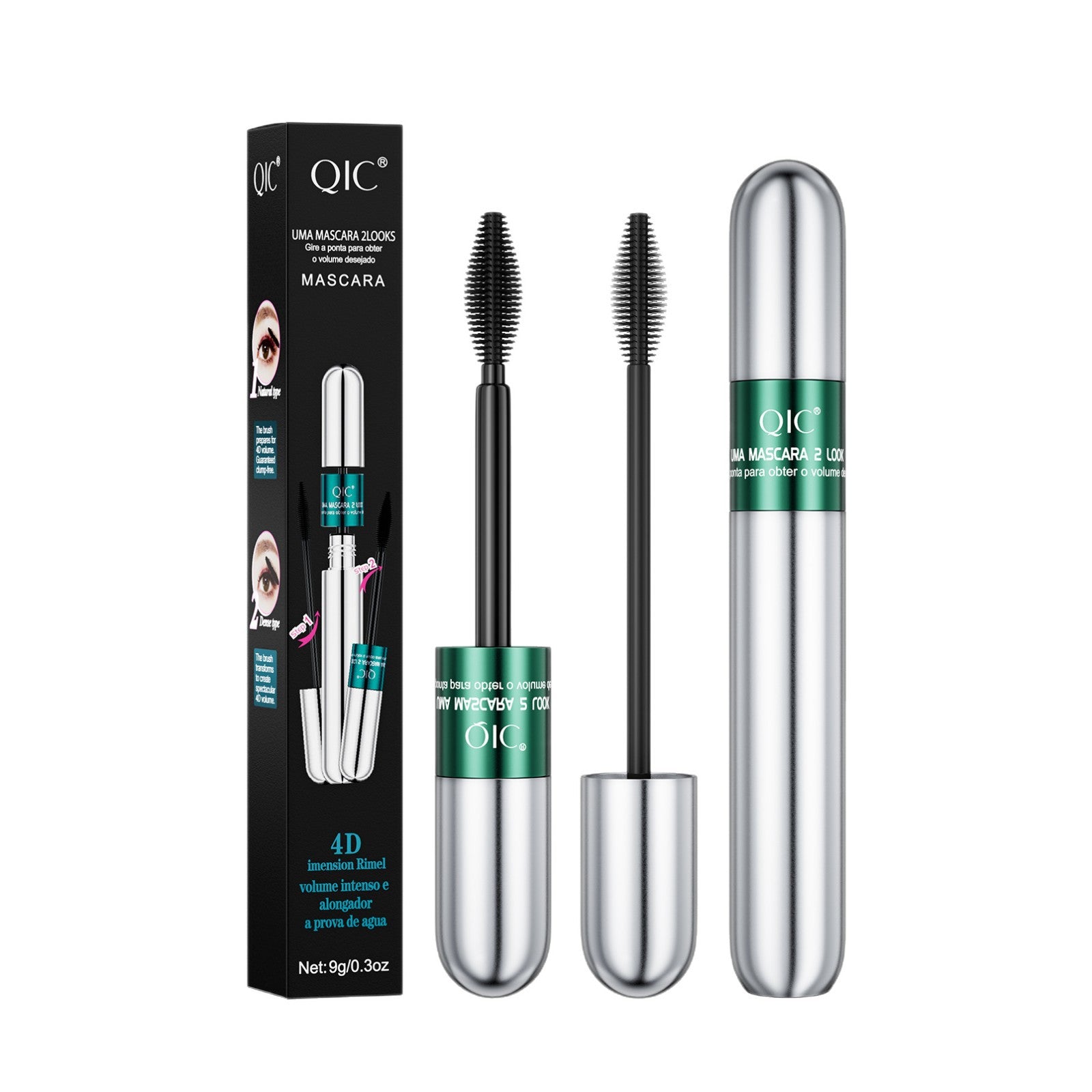 Mascara de pesta�a waterproof- Qic