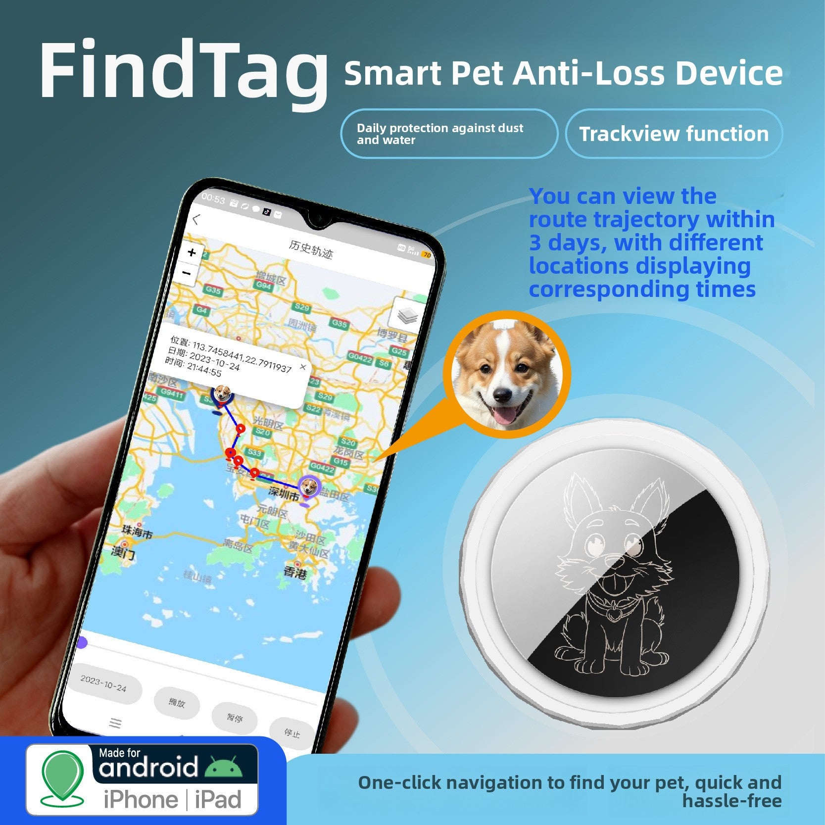 Localizador Bluetooth de larga duraci�n para llaves y carteras