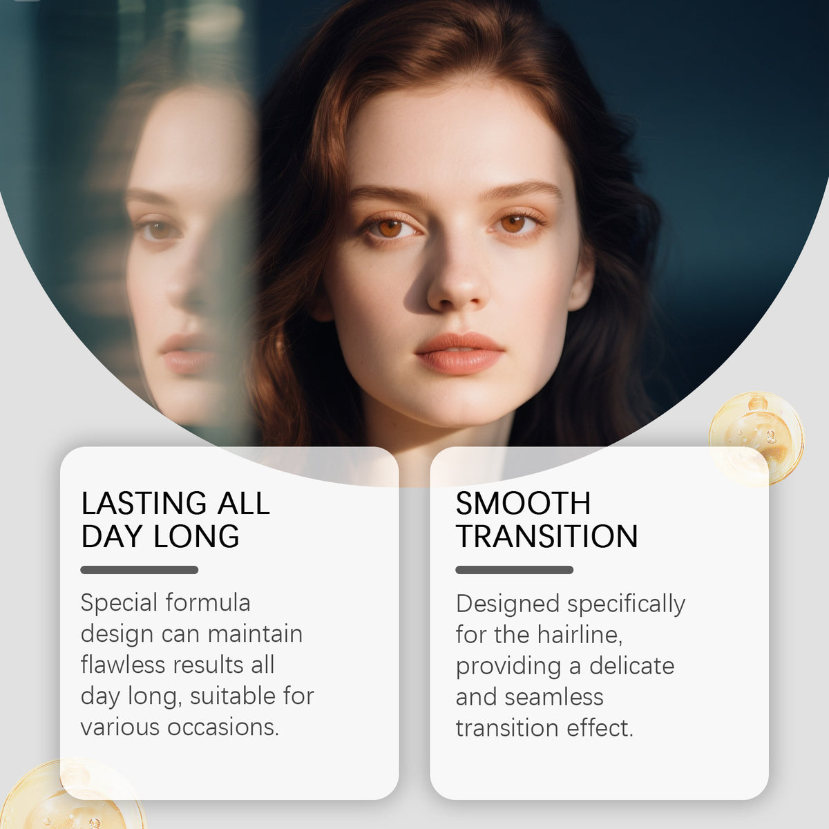 Polvo para rellenar la l�nea del cabello