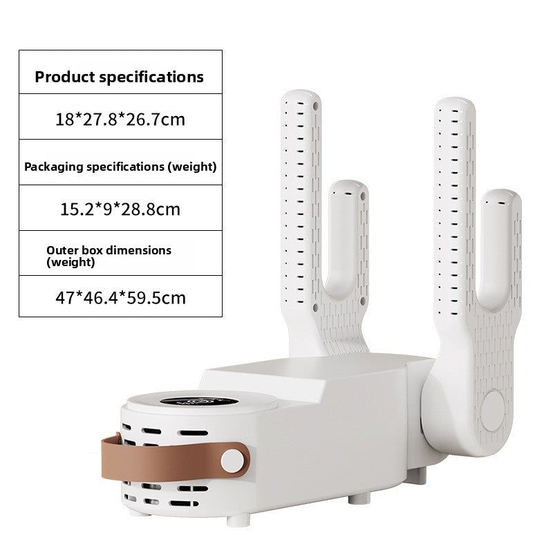 Secador Eléctrico Plegable para Calzado con Temporizador