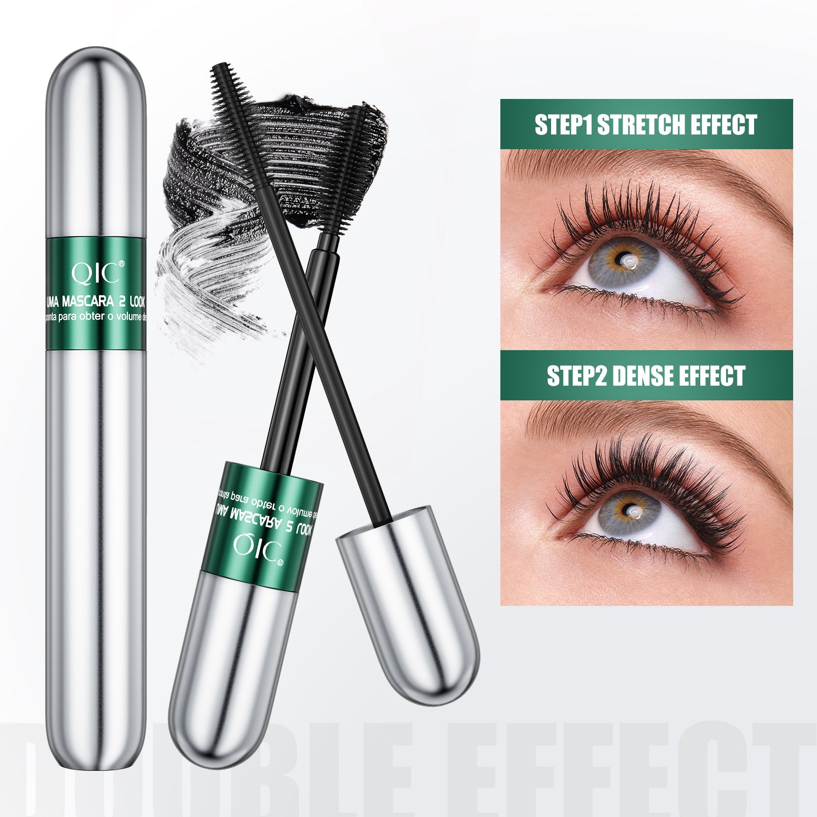 Mascara de pesta�a waterproof- Qic