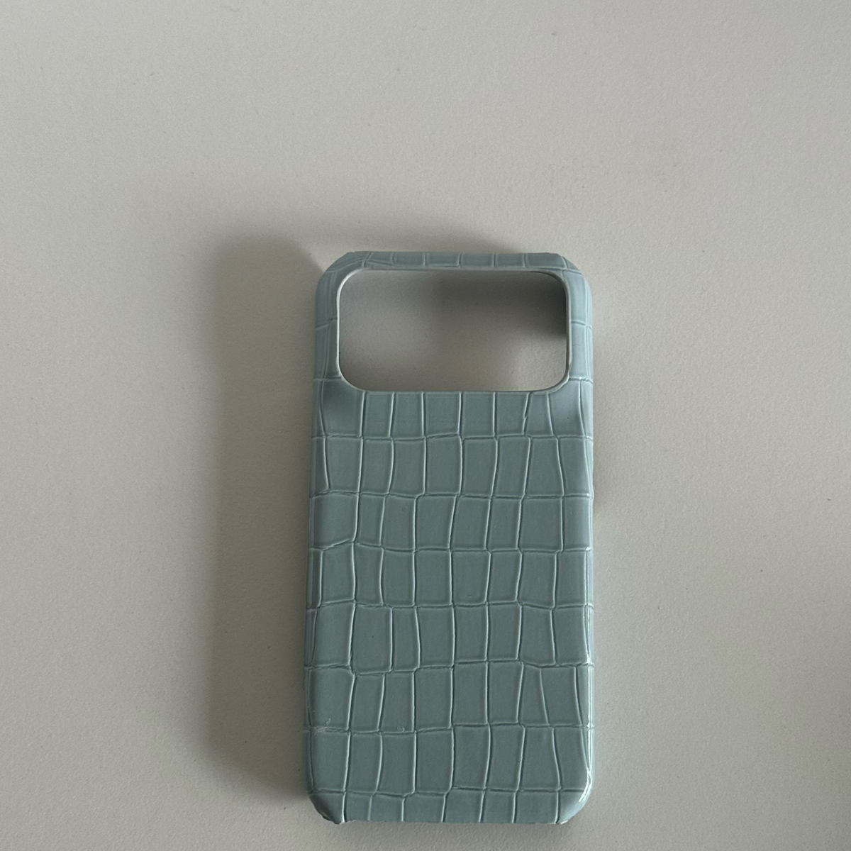 Funda para iPhone con Textura de Cocodrilo