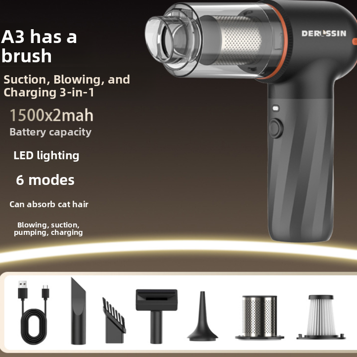Aspiradora port�til de mano para coche, hogar etc. Inal�mbrica