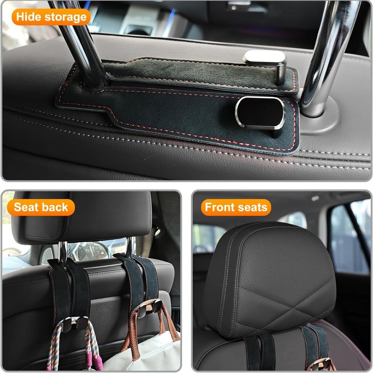 organizador de bolsos para el coche