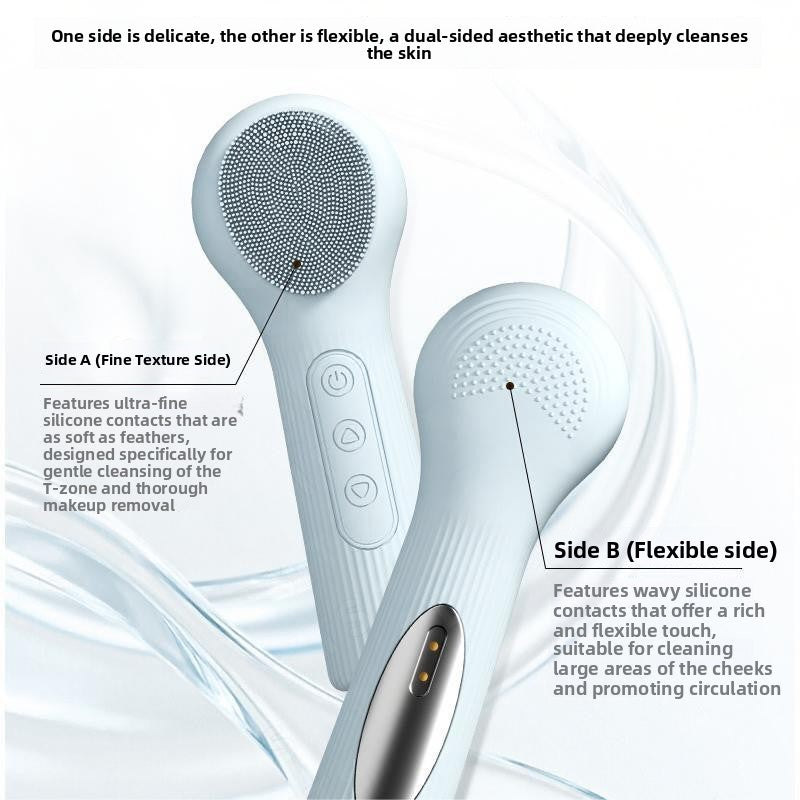 Dispositivo multifuncional recargable para limpieza facial